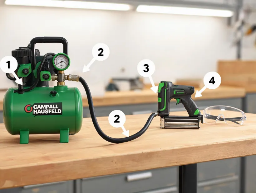 Step-by-step Campbell Hausfeld pneumatic setup guide