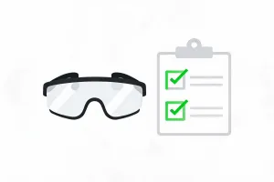 Safety checklist icon